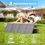Marbero 296Wh Portable Solar Generator with Panel