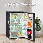 Midea 3.3 Cu. Ft. Compact Refrigerator - Black