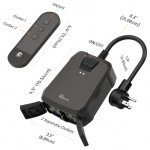 TREATLIFE Outdoor Wireless Remote Control Outlet