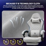 GTPLAYER Ergonomic Gaming Chair with Footrest and Lumbar Support