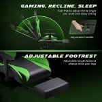 Homall Ergonomic Gaming Chair with Massage & Footrest
