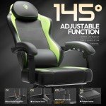 Dowinx Ergonomic Gaming Chair with Massage Support
