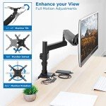 Ultrawide Monitor Desk Mount with Adjustable Arm