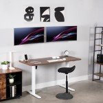 VIVO Dual Ultra Wide Monitor Wall Mount - White