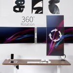 VIVO Dual Ultra Wide Monitor Wall Mount - White