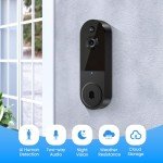 HotFun 1080P Wireless Video Doorbell Camera