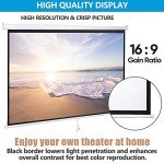 100" HD Foldable Projector Screen for Home & Outdoor