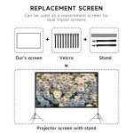 120" Portable Projector Screen - Indoor/Outdoor Use
