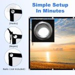 DUYIKJ 84-Inch Portable 4K Projector Screen