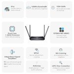 High-Speed WiFi 6 AX3000 Dual Band Router