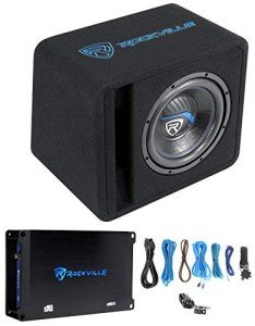 Rockville 10" 1200W Car Subwoofer & DB11 Amp