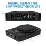 Planet Audio P10AWK 10" Amplified Car Subwoofer