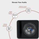 Rockville 10" 1200W Car Subwoofer & DB11 Amp