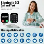 1.96" Fitness Smart Watch with Heart Rate Monitor