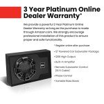 BOSS 12" Powered Car Subwoofer Package with Remote