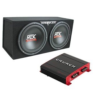 Crunch 1000W Amp and MTX 12" Subwoofer Bundle