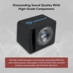 Rockville 10" 1200W Car Subwoofer & DB11 Amp
