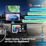 10" Bluetooth Double Din Car Stereo with Backup Camera