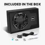 BOSS 12" Powered Car Subwoofer Package with Remote