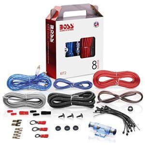 BOSS Audio 8 Gauge Car Amplifier Wiring Kit