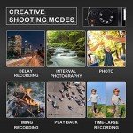 48MP 4K Vlogging Camera with WiFi & Flip Screen