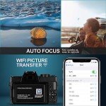 48MP 4K Vlogging Camera with WiFi & Flip Screen