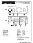 Kinter MA170+ Mini 2-Channel Audio Amplifier