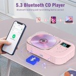 Bluetooth Portable CD Player with Speakers and FM Radio