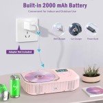 Bluetooth Portable CD Player with Speakers and FM Radio