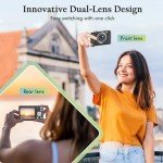 48MP 4K Vlogging Camera with Dual Lens Zoom