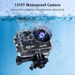 4K Waterproof Action Camera with WiFi and Remote