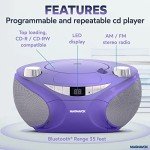 Magnavox MD6949 Portable CD Boombox with Bluetooth