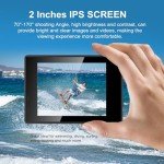 4K Waterproof Action Camera with WiFi and Remote