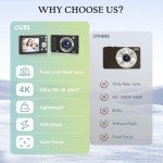 48MP 4K Vlogging Camera with Dual Lens Zoom