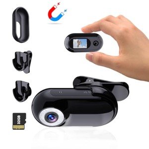 Compact 1080P Mini Action Camera with 32GB Card