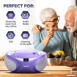 Magnavox MD6949 Portable CD Boombox with Bluetooth