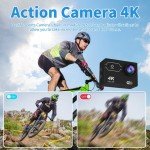 4K Waterproof Action Camera with WiFi and Remote
