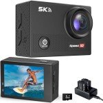 5K Waterproof Action Camera with Remote & Accessories