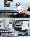 360° 4-Channel 4K Dash Cam with Wi-Fi & GPS
