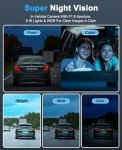 360° 4-Channel 4K Dash Cam with Wi-Fi & GPS