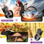 Apexel 2-in-1 Phone Camera Lens Kit