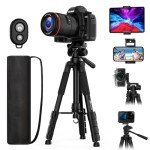 MoKo 70" Tripod Stand for iPad and Phones