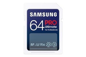 SAMSUNG PRO 64GB SDXC Memory Card - 200MB/s