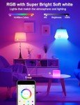 Smart Color-Changing LED Bulbs Compatible with Alexa
