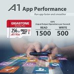 GIGASTONE 256GB Micro SD Card for Gaming & 4K