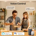 Peteme 4-Inch LED Smart Recessed Lights - 6 Pack