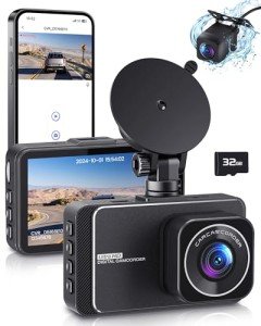 DELLFY 4K Dual Dash Cam with Night Vision