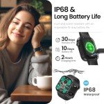 TOZO S6 AMOLED Fitness Smartwatch with Health Monitor