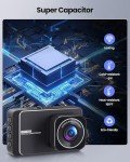 DELLFY 4K Dual Dash Cam with Night Vision