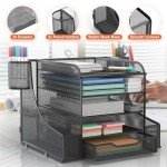 EVOOMI 5-Tier Desktop Organizer for Ultimate Productivity